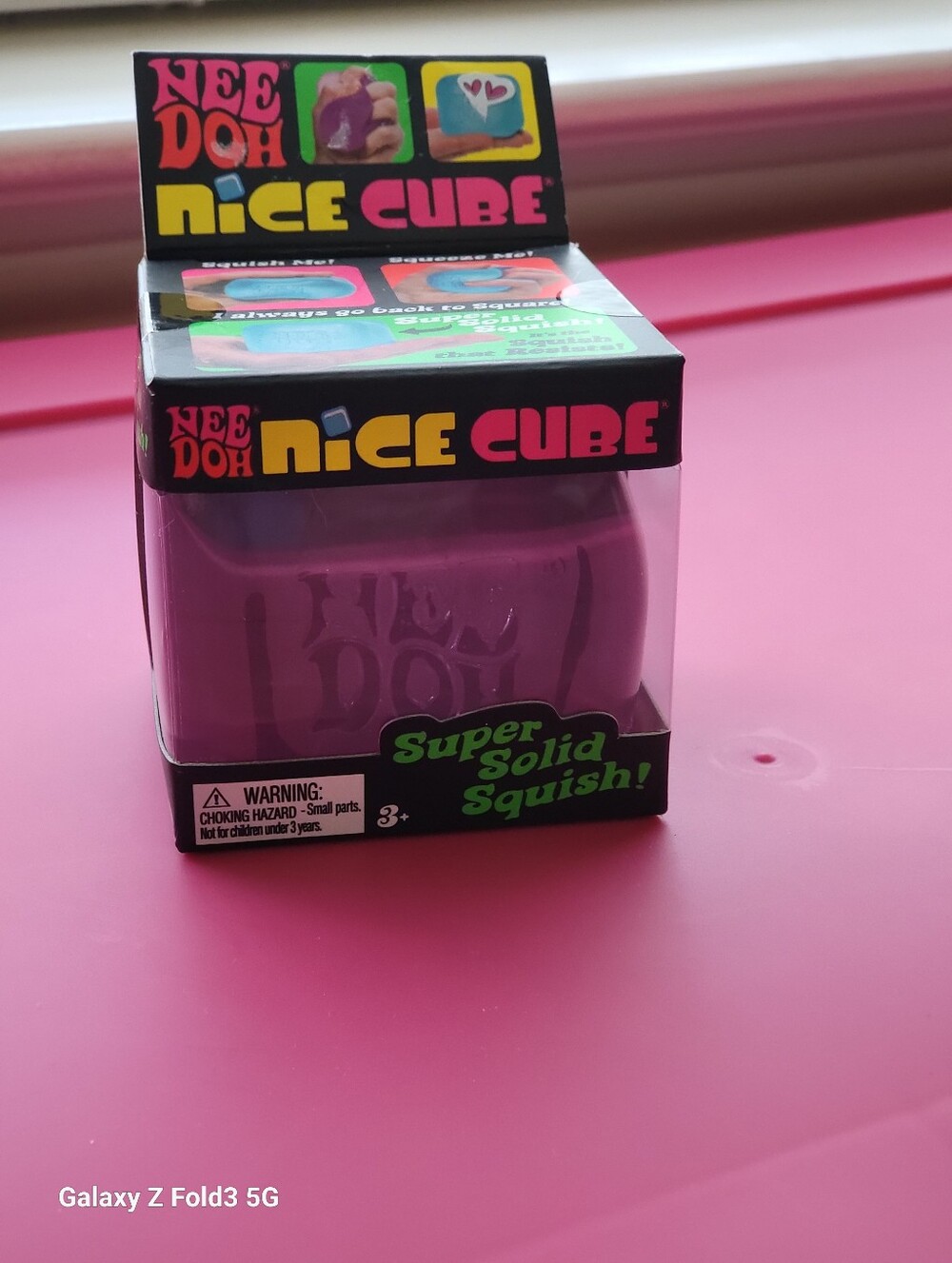 ♥️NWT♥️ Needoh Nice Cube Super Solid Squish - Purple